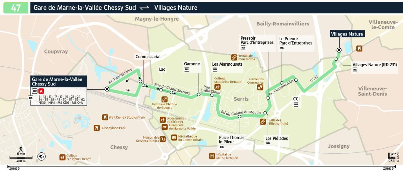 Apartment 3 Bedroomed Serris Val D'Europe Disneyland Paris Экстерьер фото